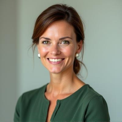 Portretul unui instructor, Elena Vasile, zâmbind cald